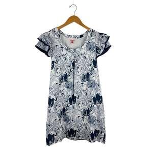 Persifor Tropical Print A-Line Dress